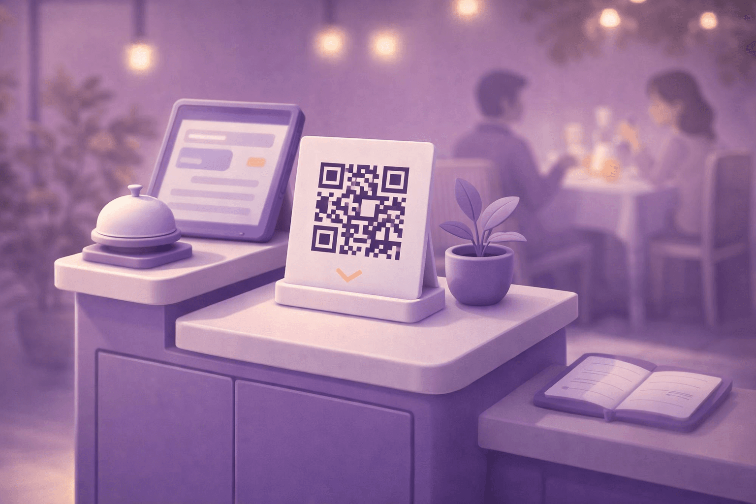 Restaurant counter QR signup for offers, building a consent-first email list.