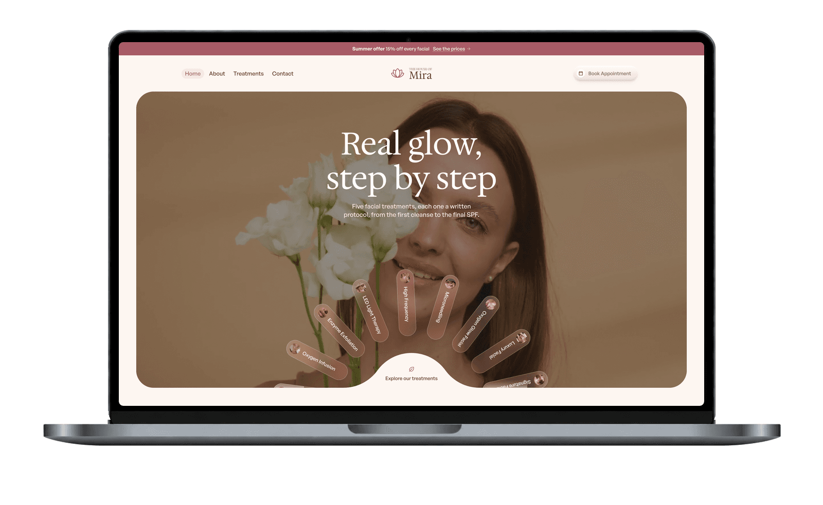 Giving The House of Mira a Site Clients Can Book From