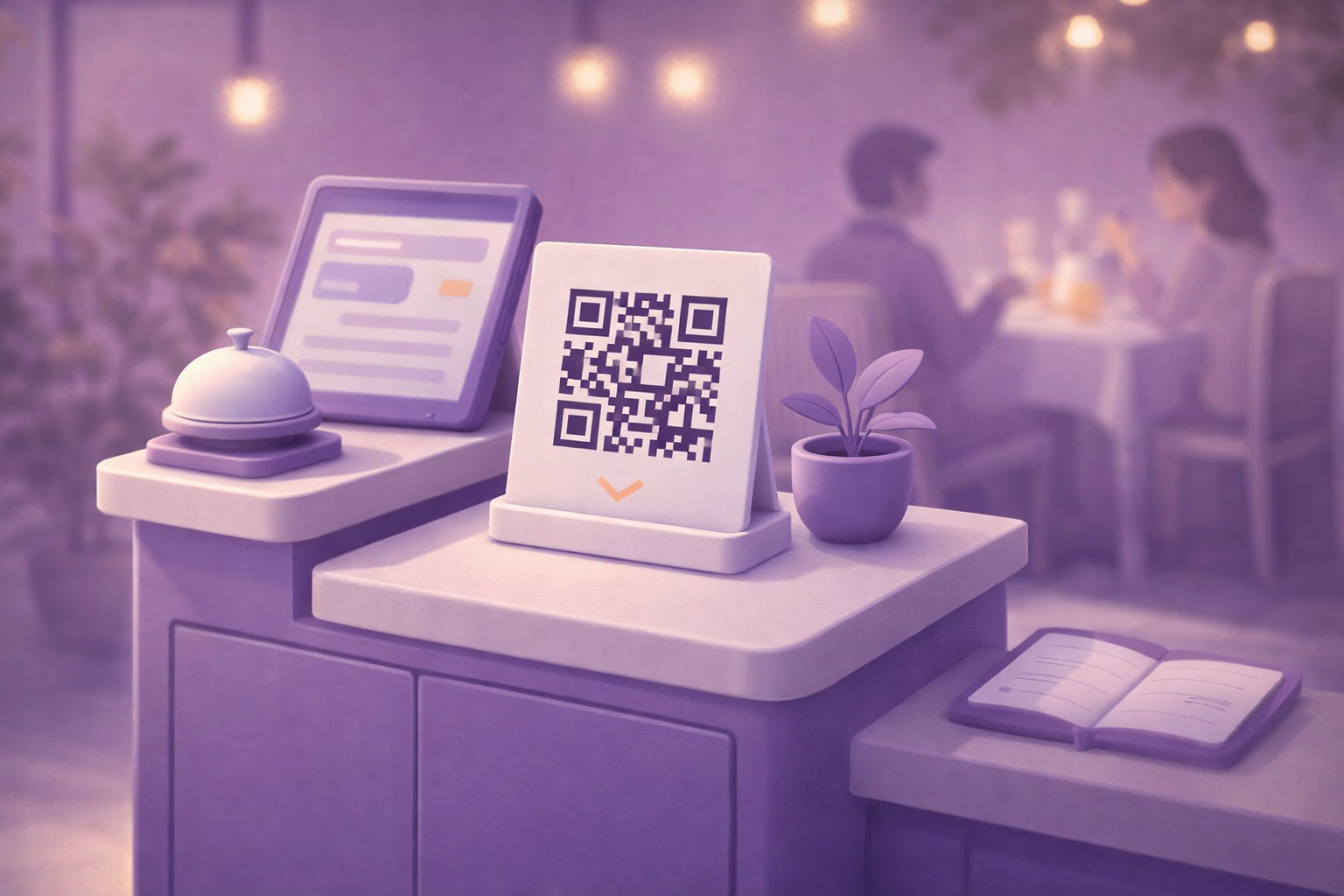 Restaurant counter QR signup for offers, building a consent-first email list.
